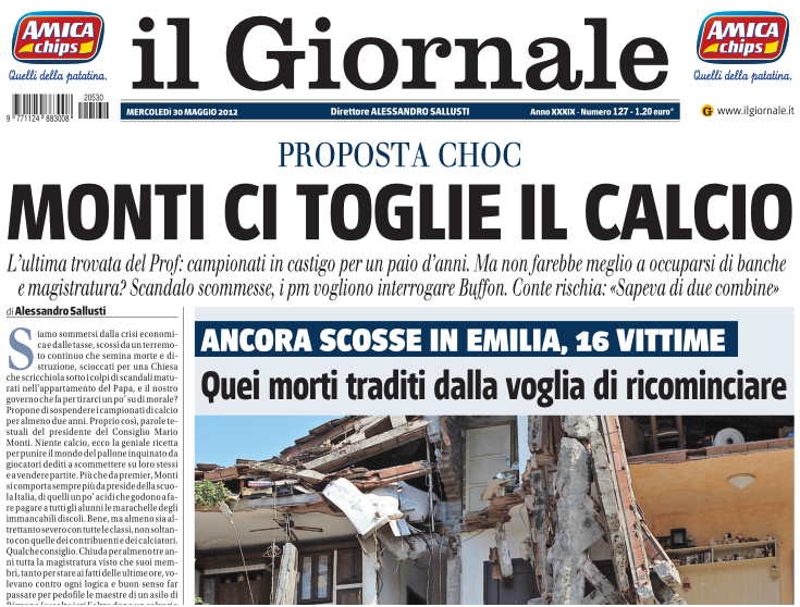 I giornali italiani online: forzati dell’infotainment